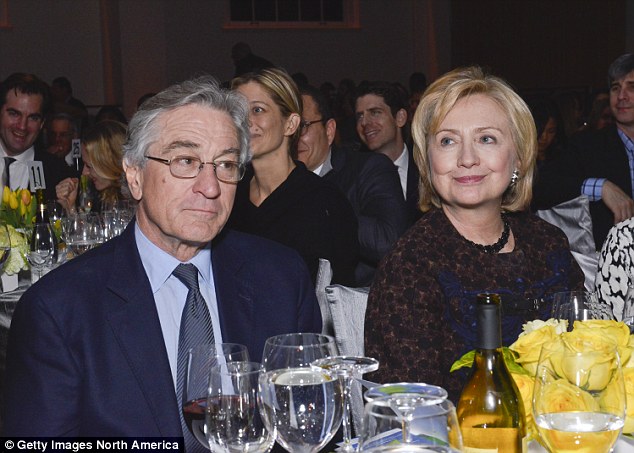 Robert De Niro Dukung Hillary Clinton jadi Presiden AS